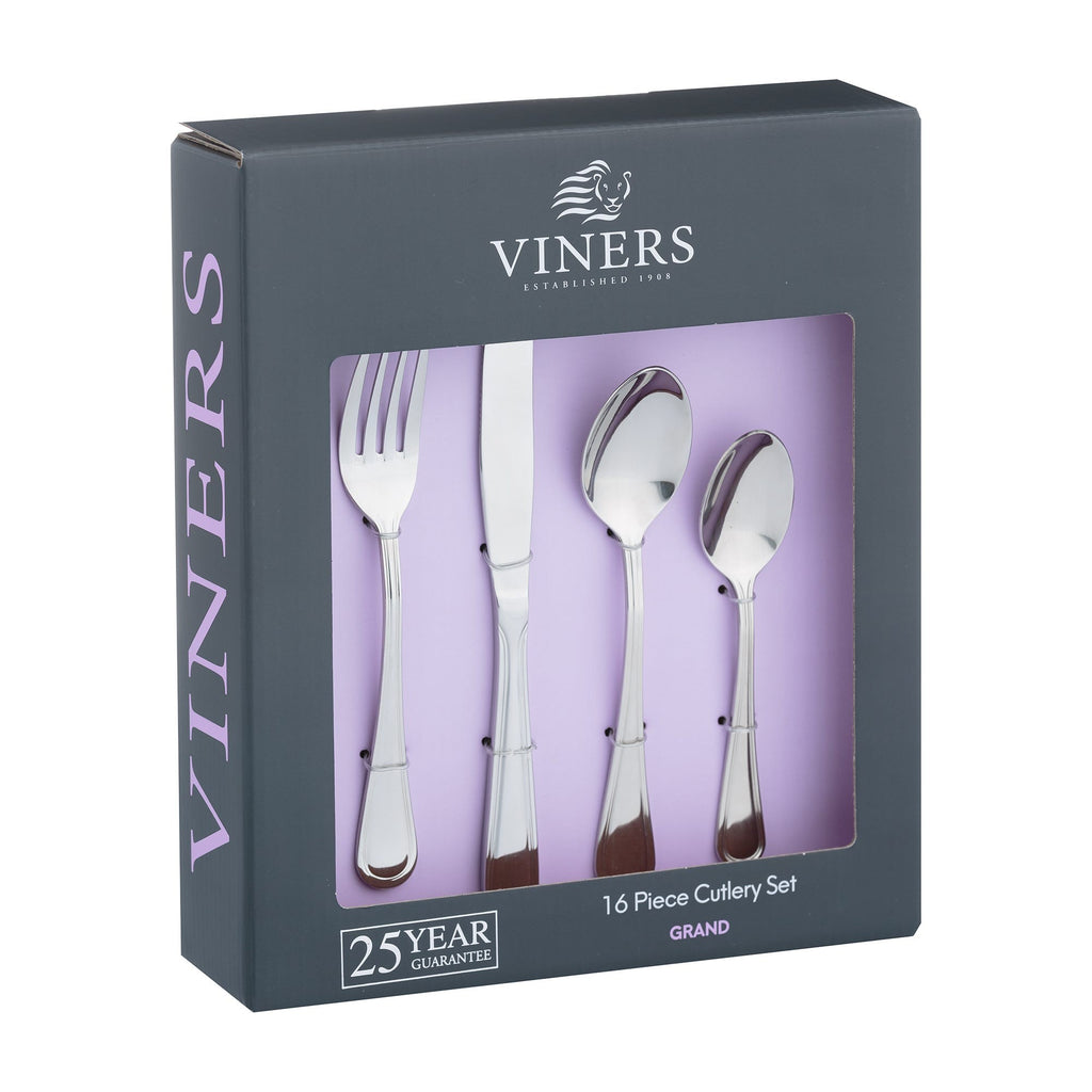 Image - Viners Grand 18/0 16 Pce Cutlery Set Giftbox