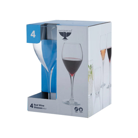 Image - Ravenhead Sphere Set Of 4 Red Wine Glasses, 46cl