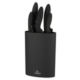 Image - Viners Assure Knife Block Set, 6pcs, Black