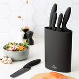 Image - Viners Assure Knife Block Set, 6pcs, Black