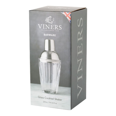 Image - Viners Barware 280ml Glass Cocktail Shaker