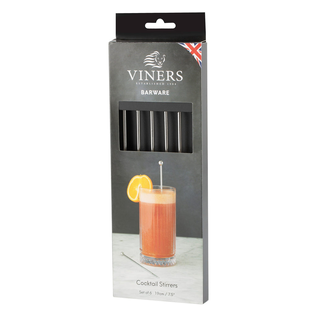 Image - Viners Barware 6pce Cocktail Stirrers Gift Set