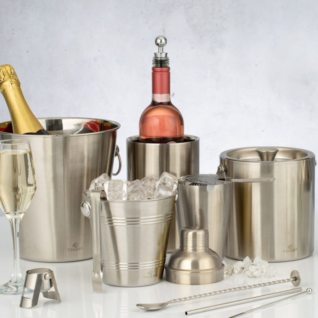 Image - Viners Barware 4L Silver Champagne Bucket