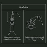 Image - Viners Barware 2pce Clamp Botttle Stopper Gift Set