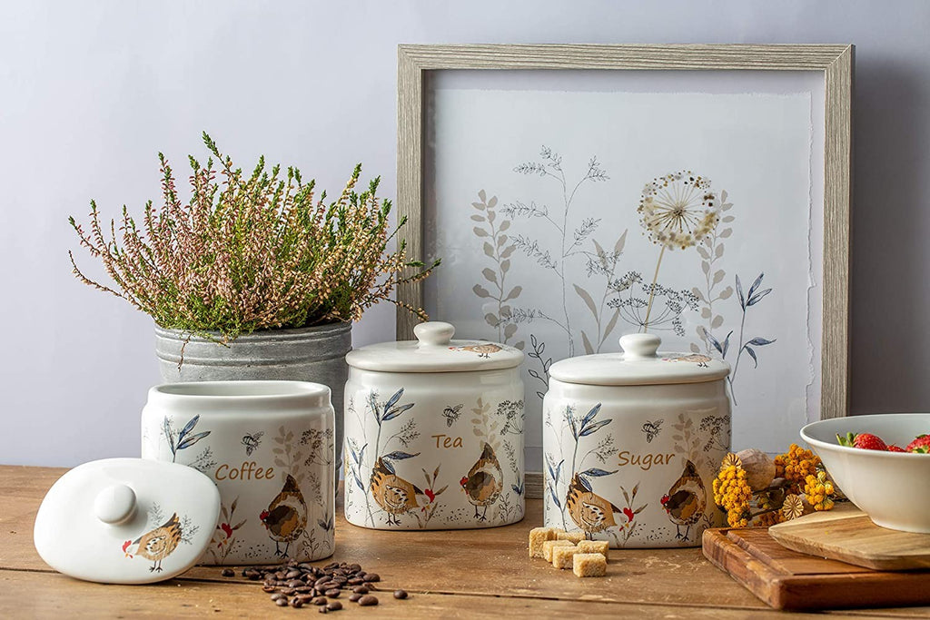Image - Price & Kensington Country Hens Tea Storage Jar