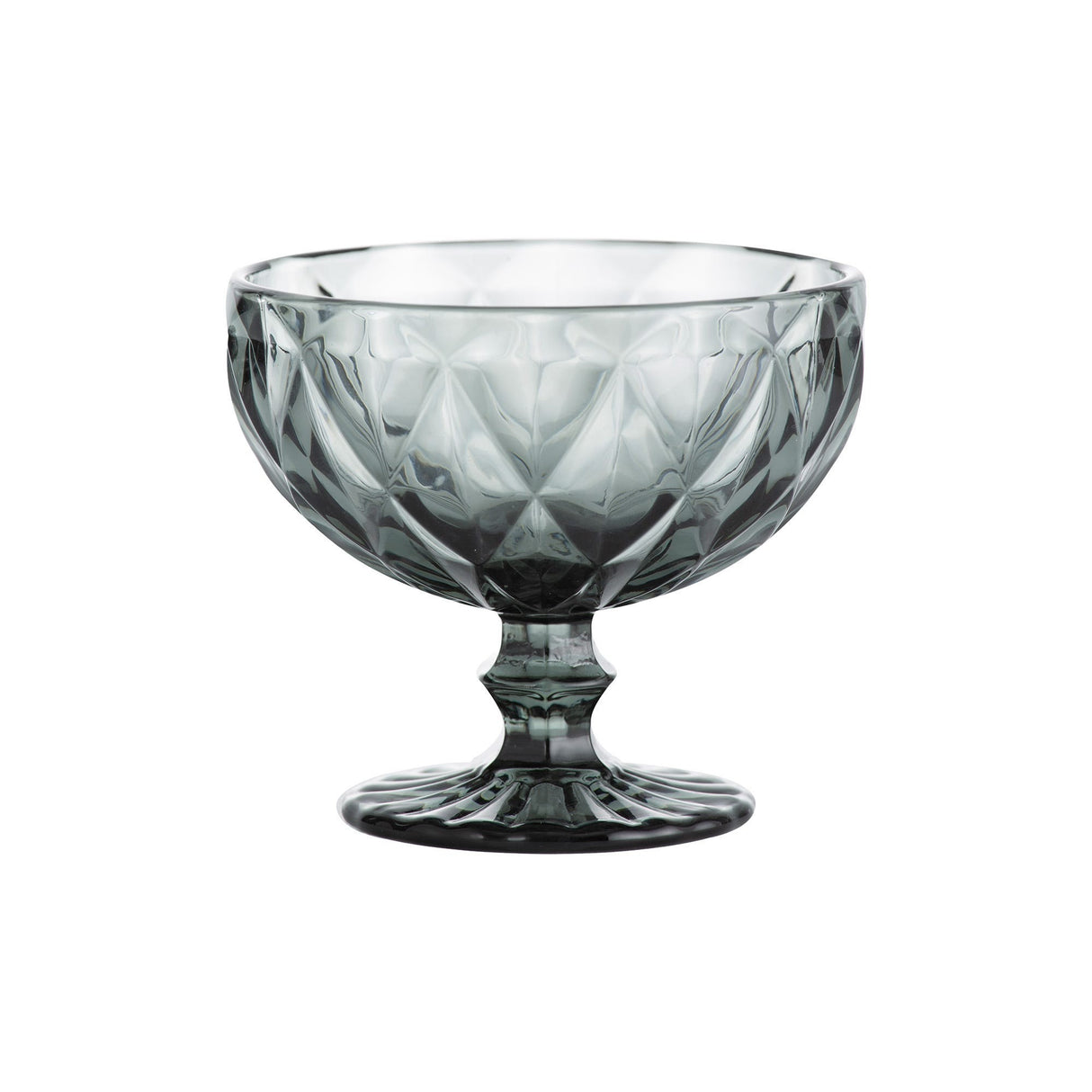 Ravenhead Gemstone Smoke Footed Glass Sundae