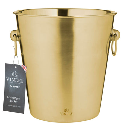 Image - Viners Barware 4L Gold Champagne Bucket