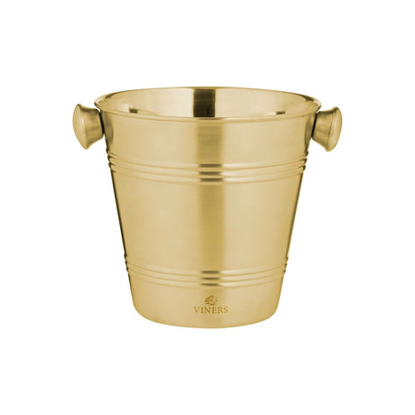 Image - Viners Barware 1l Gold Single Wall Ice Bucket