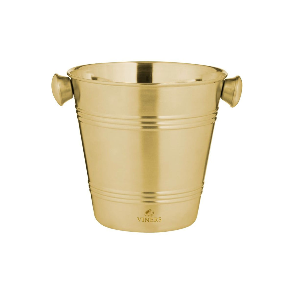 Image - Viners Barware 1l Gold Single Wall Ice Bucket