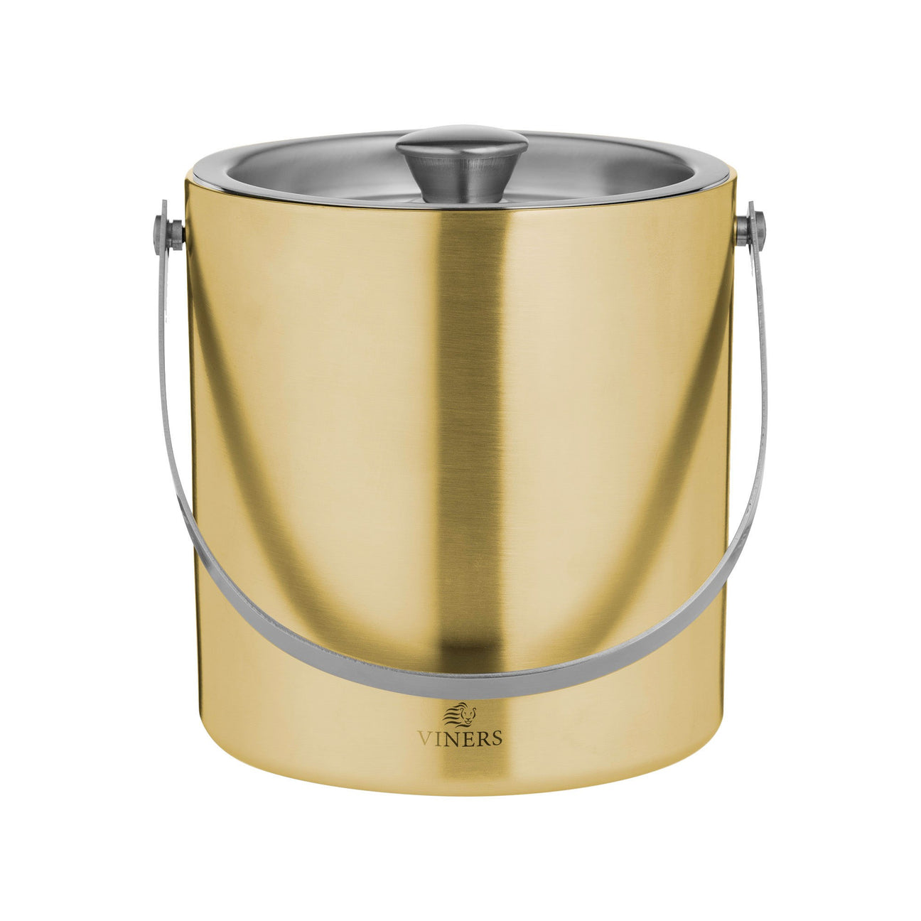 Image - Viners Barware 1.5l Gold Double Wall Ice Bucket