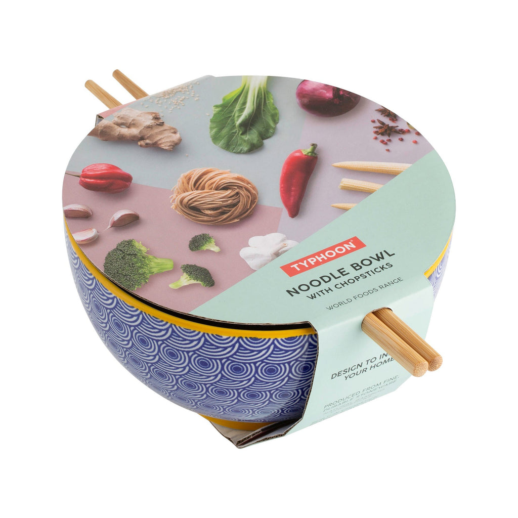 Typhoon World Foods Noodle Bowl With Chopsticks, 16cm