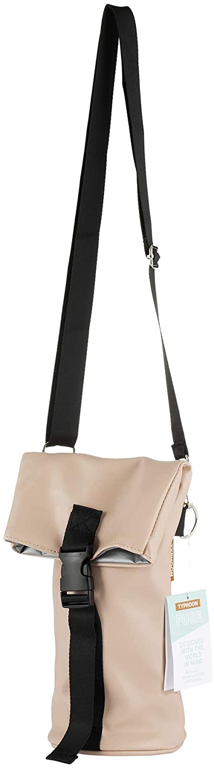 Typhoon Pure Leather Bottle Bag, Pink