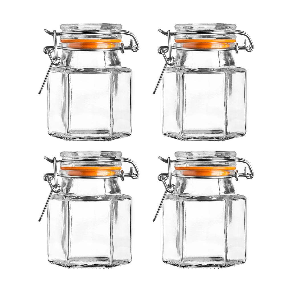Image - Kilner Set Of 4 Hexagonal Spice Jars 90ml