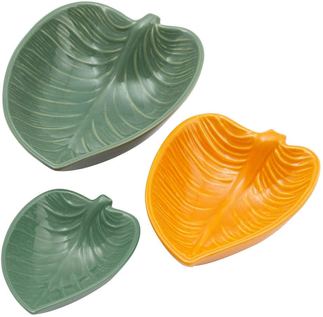 Mason Cash In The Forest Leaf Dishes, Set Of 3