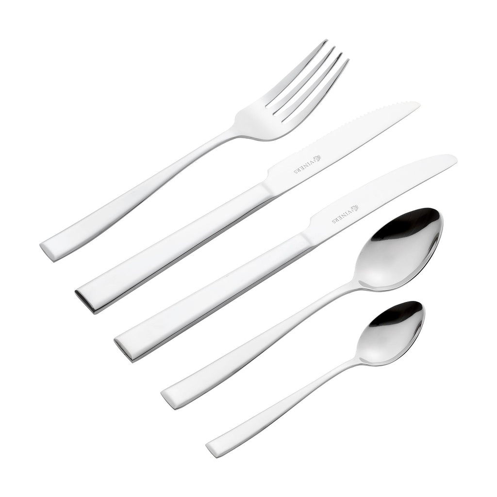 Image - Rayware 18/0 Stainless Steel Cutlery Set, 16pcs + 4 Steak Knife, Silver