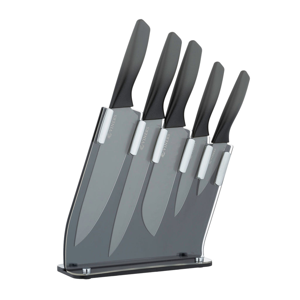Image - Viners Twilight 6 Pc Knife Block Set Gift Box