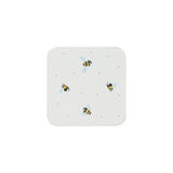 Price & Kensington Sweet Bee Coasters, Set of 4, White