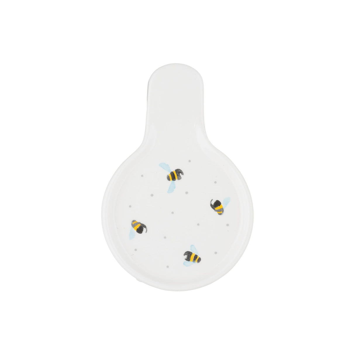 Price & Kensington Sweet Bee Ceramic Spoon Rest, White