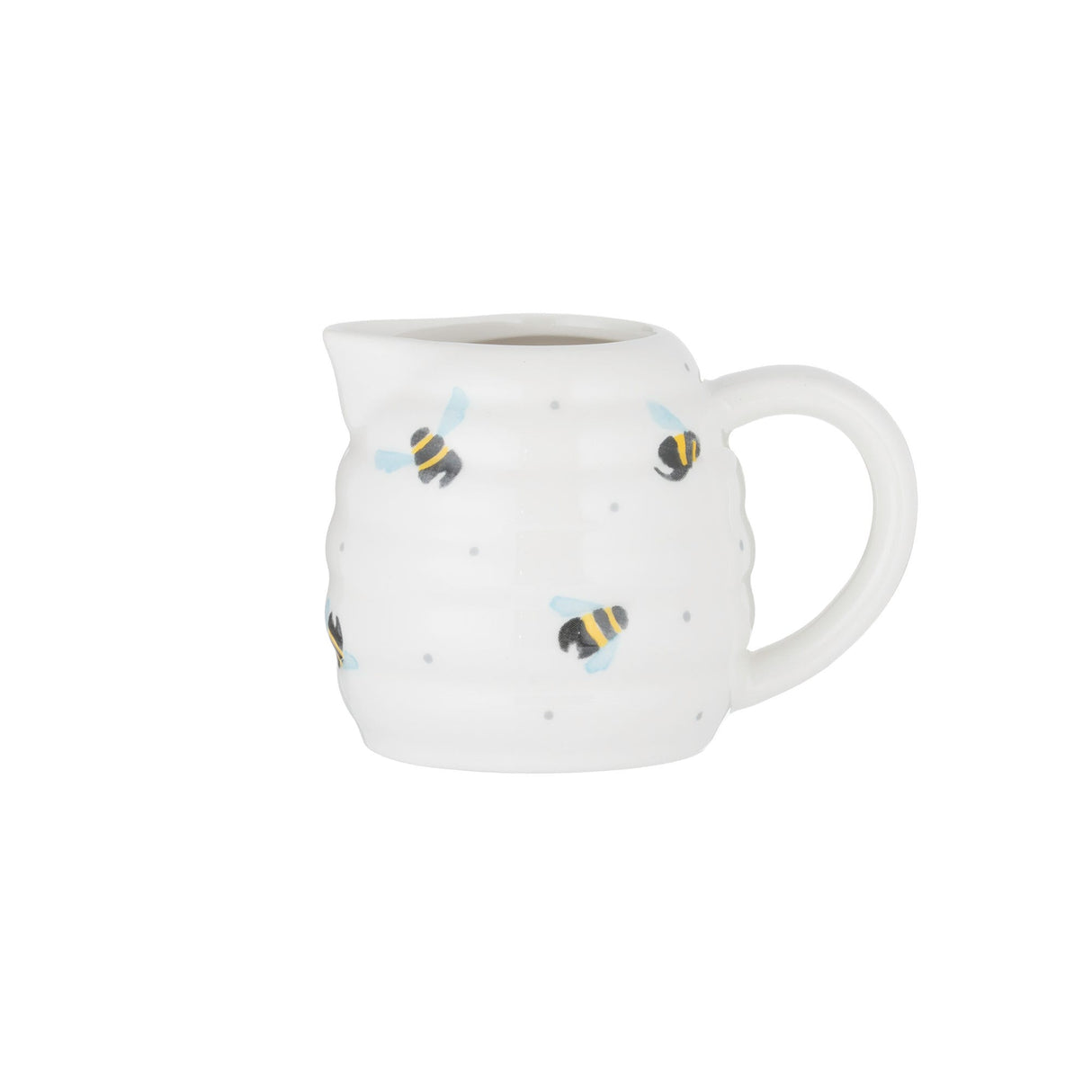 Price & Kensington Sweet Bee Milk Jug, 125ml, White
