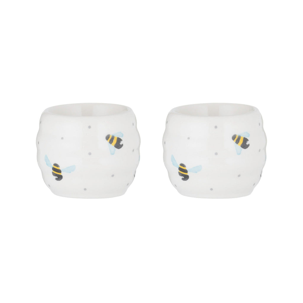 Price & Kensington Sweet Bee Egg Cups, Pack of 2, White