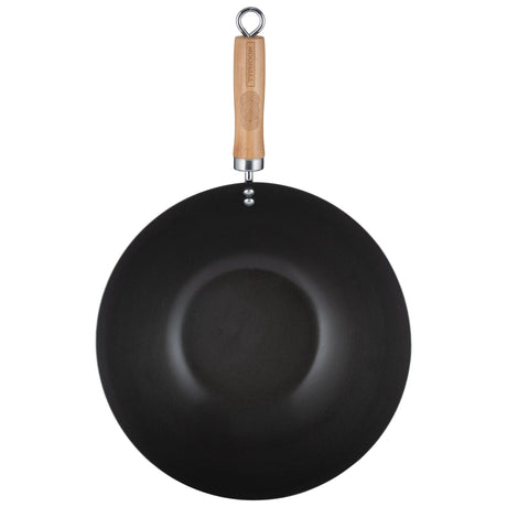 Typhoon World Foods Wok, 31cm/12.2in, Black