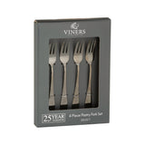 Image - Viners Select Grey 4pce Pastry Fork Set Giftbox