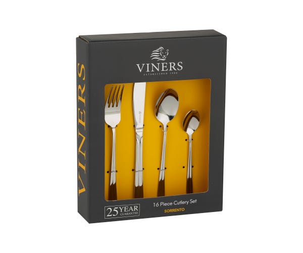 Image - Viners Sorrento 18/0 16pc Cutlery Set Gift Box