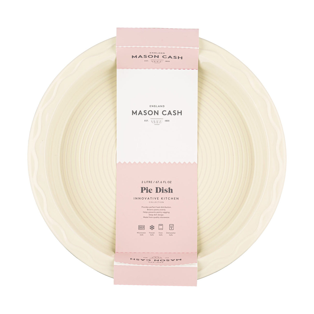 Mason Cash Innovative Kitchen Pie Dish, 29cm