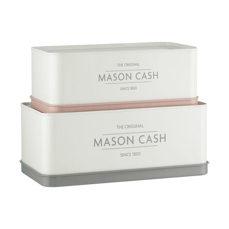 Mason Cash Innovative Kitchen Rectangular Tins, Set Of 2