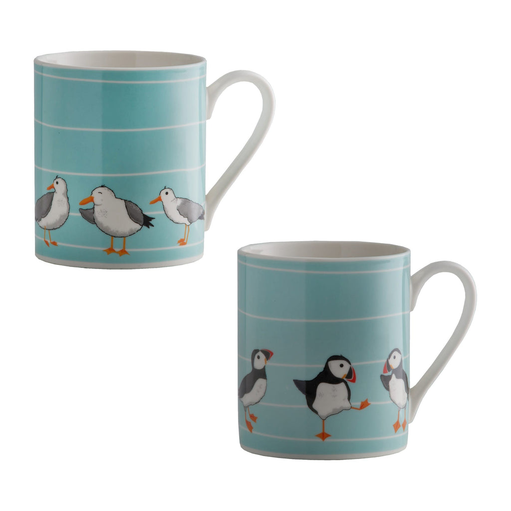 Image - Price & Kensington Sea Birds Assorted Fine China Mugs