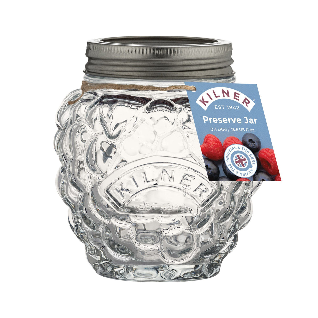 Kilner Berry Fruit Preserve Jar, 0.4L
