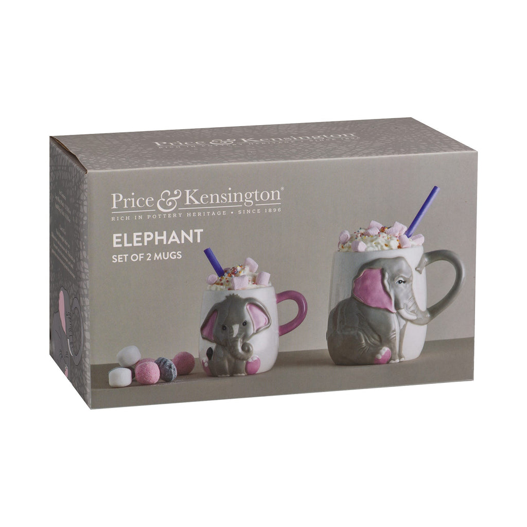 Image - Price & Kensington Elephant Set Of 2 Mugs