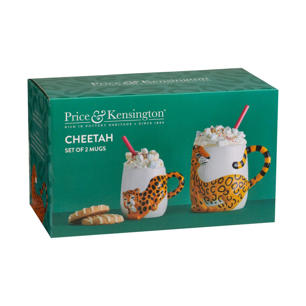 Image - Price & Kensington Cheetah Set Of 2 Mugs