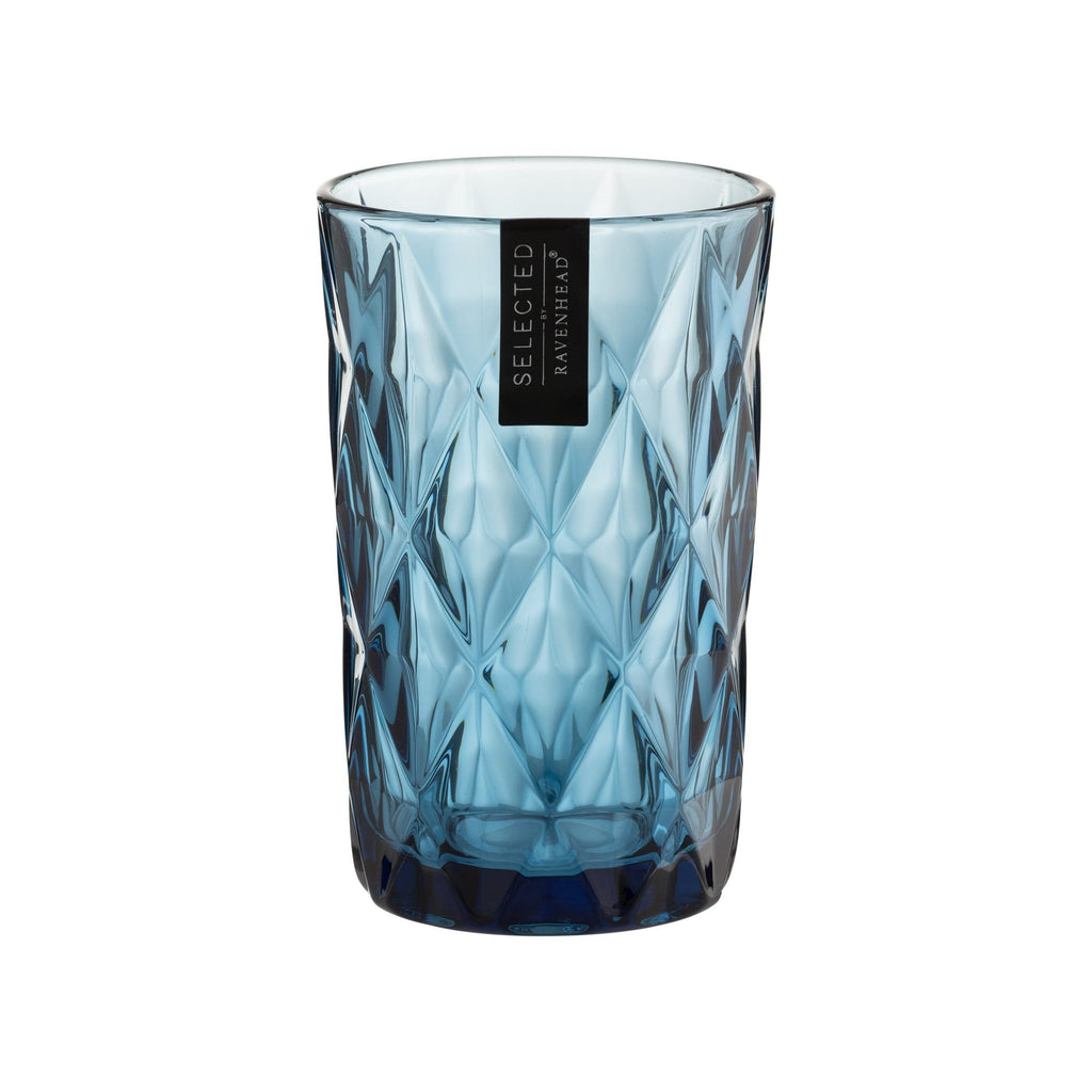 Image - Ravenhead Gemstone Blue Hiball Glass 34cl