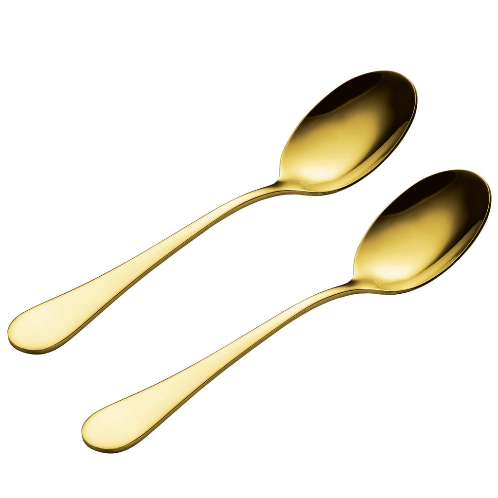 Image - Viners Select Gold 2 Piece Serving Spoons Giftbox