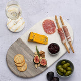 Typhoon Elements Oval Marble Serve Board, 41 x 20cm