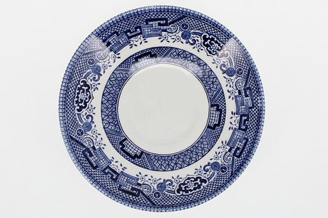 Image - Churchill Blue Willow Tea Saucer