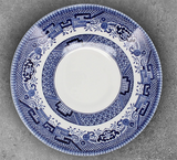 Image - Churchill Blue Willow Tea Saucer