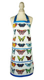 Image - Churchill Harlequin Papilio Butterfly Apron, Cotton, Multi-Coloured, 35 x 24 x 1cm