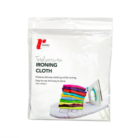 Image - H & L Russel Polyester Iron Cloth, Transparent