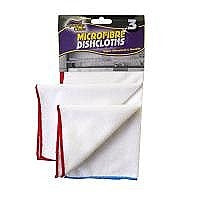 Image - Squeaky CLean Microfibre Dishcloths, White, Pack of 3