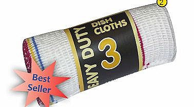 Image - Ramon Hygiene Heavy Duty Dishcloths, 3pcs