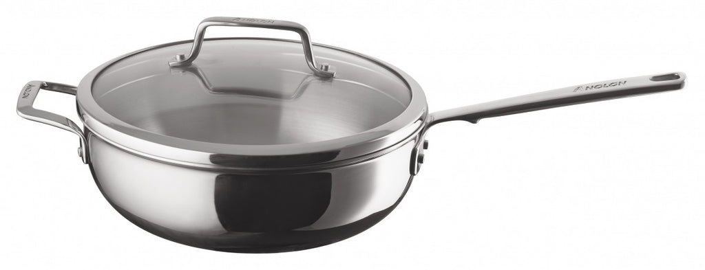 Image - Anolon Authority Multi-ply Clad Chef's Pan, 26cm, 3.8L, Silver