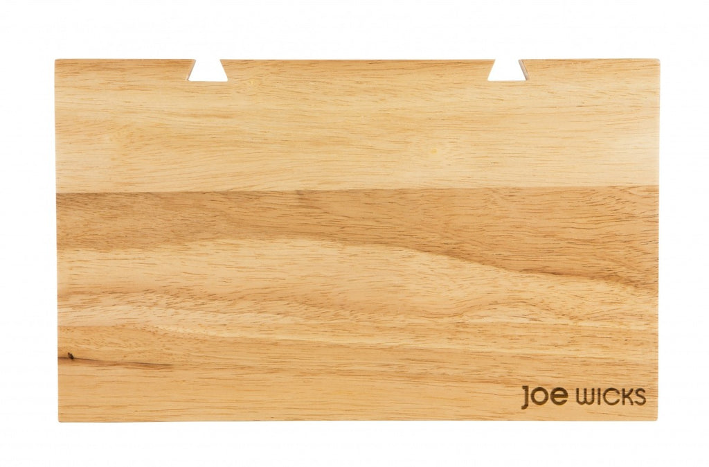 Image - Joe Wicks Large Chopping Board with Food Sorter Tray, L35 x w28 x H2cm, Grey