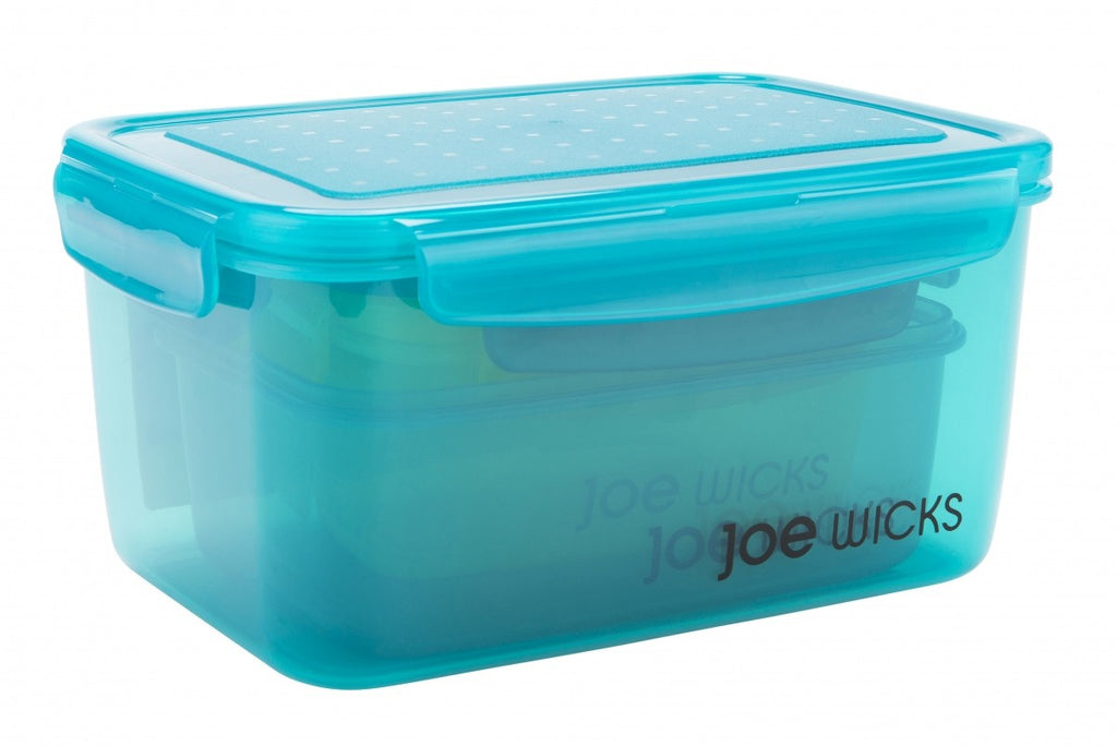 Image - Joe Wicks, 3 Piece Locking Food Containers, 630ml + 920ml + 2400ml