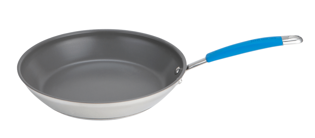 Image - Joe Wicks, Stainless Steel Non-stick Fry Pan, 28cm Large, Blue