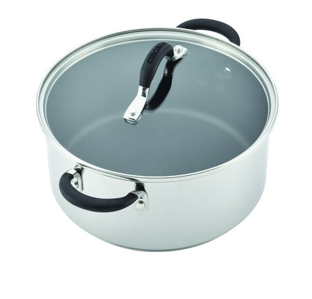 Image - Circulon Momentum Stainless Steel Covered Stockpot, 24cm