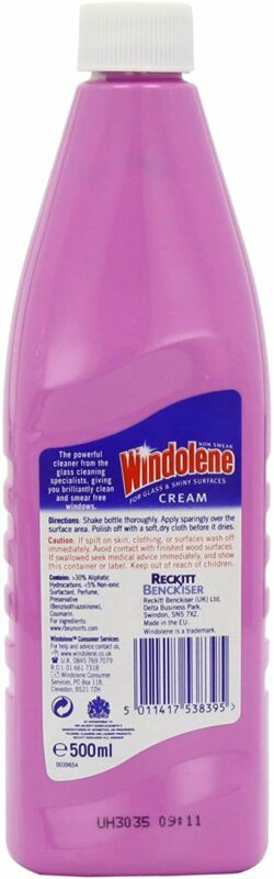 Image - Windolene Original Glass & Shiny Cream Cleaner, 500ml