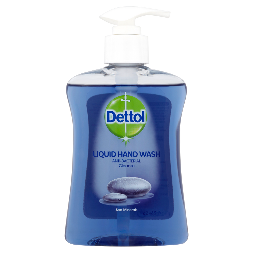 Image - Dettol Anti Bacterial Liquid Handwash, 250ml, Sea Minerals Scent