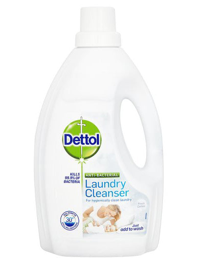 Image - Dettol Anti-Bacterial Laundry Cleanser, 1 Litre, Fresh Cotton Scent